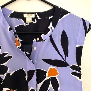 J CREW Floral Top